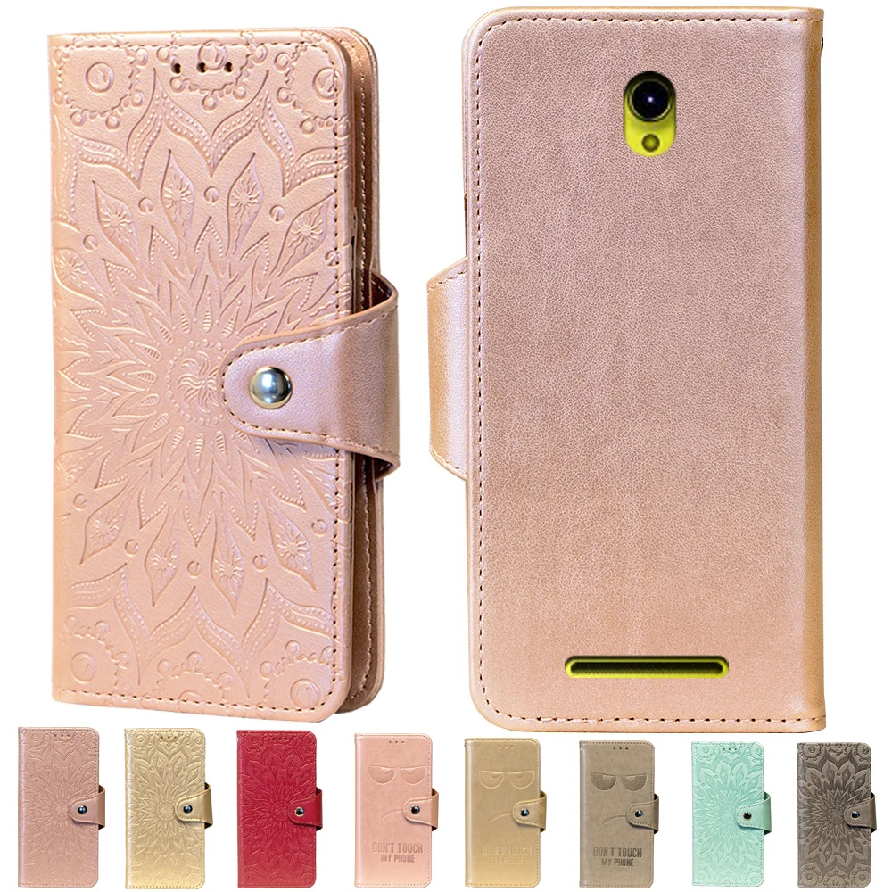

Embossing Stand Flip PU Leather wallet Case Cover For Leagoo Elite 5 4G LTE Phone cases