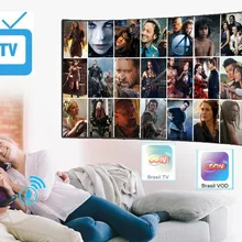 IPTV APK португальский с живыми ТВ& VOD и воспроизведения HD программ вызваны функции PlayVideo Поддержка Android ТВ коробка для Бразилия Южная Америка