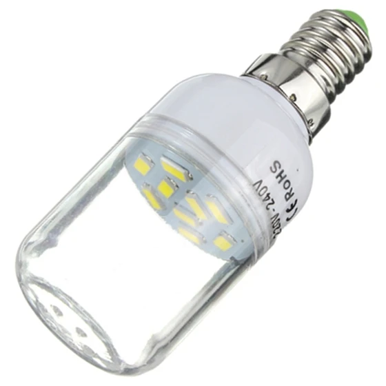 E14 3 Вт 9 SMD 5730 350LM светлое пятно Кукуруза лампа 110 В-120 В-чистый белый (5500 К-6000 К)