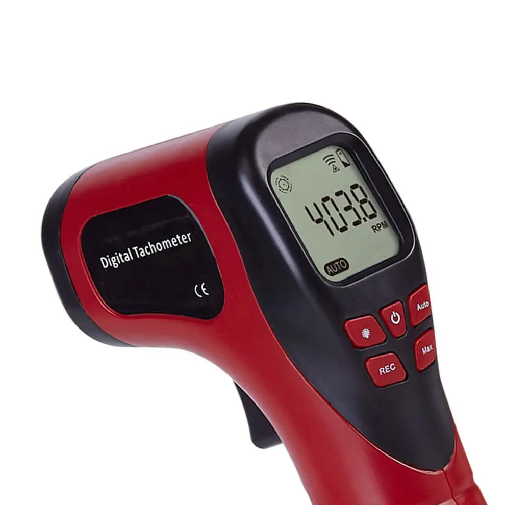 

TL-900 Tachometer Digital LCD Tachometer Laser Non-Contact Tach Range 2.5-99999RPM Motor Speed Meter Tools