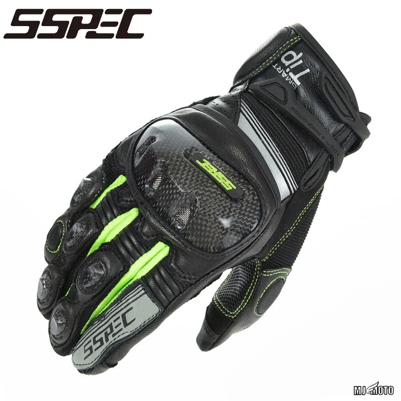 SSPEC Motorcycle Gloves Leather Touch Screen Moto Glove Men Protective Gears Motocross Glove Cycling Bike Luvas da motocicleta SSPEC Motorcycle Gloves Leather Touch Screen Moto Glove Men Protective Gears Motocross Glove Cycling Bike Luvas da motocicleta