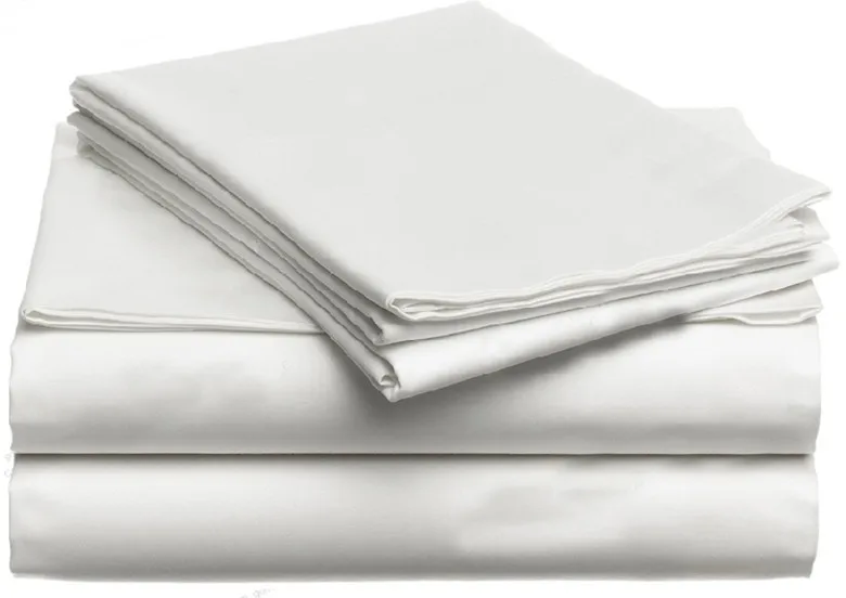 Комплект постельного белья из египетского хлопка 1600 TC Switzerland King size 2,1 m белый бежевый цвет N шт. Комплект простыней на заказ