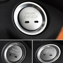 Автомобильный салон, Торпедо пусковая крышка кнопки запуска кольцо отделка для Chevy Equinox