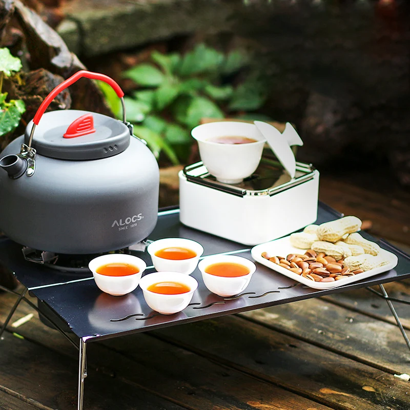 

1.4l Portable Ultra-light Outdoor Hiking Camping Picnic Water Set Kettle Teapot Coffee Pot Anodised Aluminum
