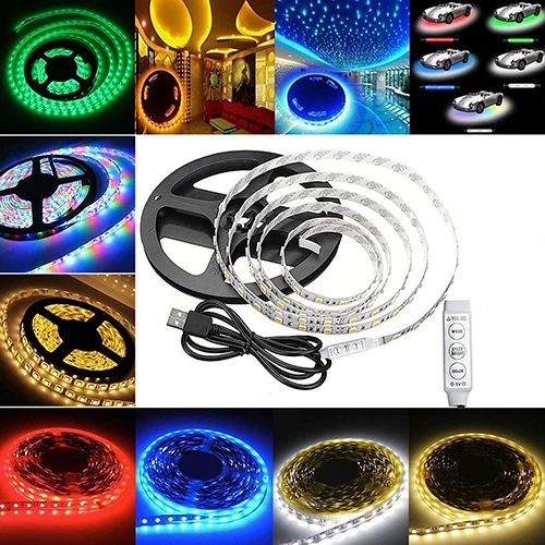 

RGB LED Strip Light for Party Wedding TV Cupboard Table Cabinet Kitchen Room