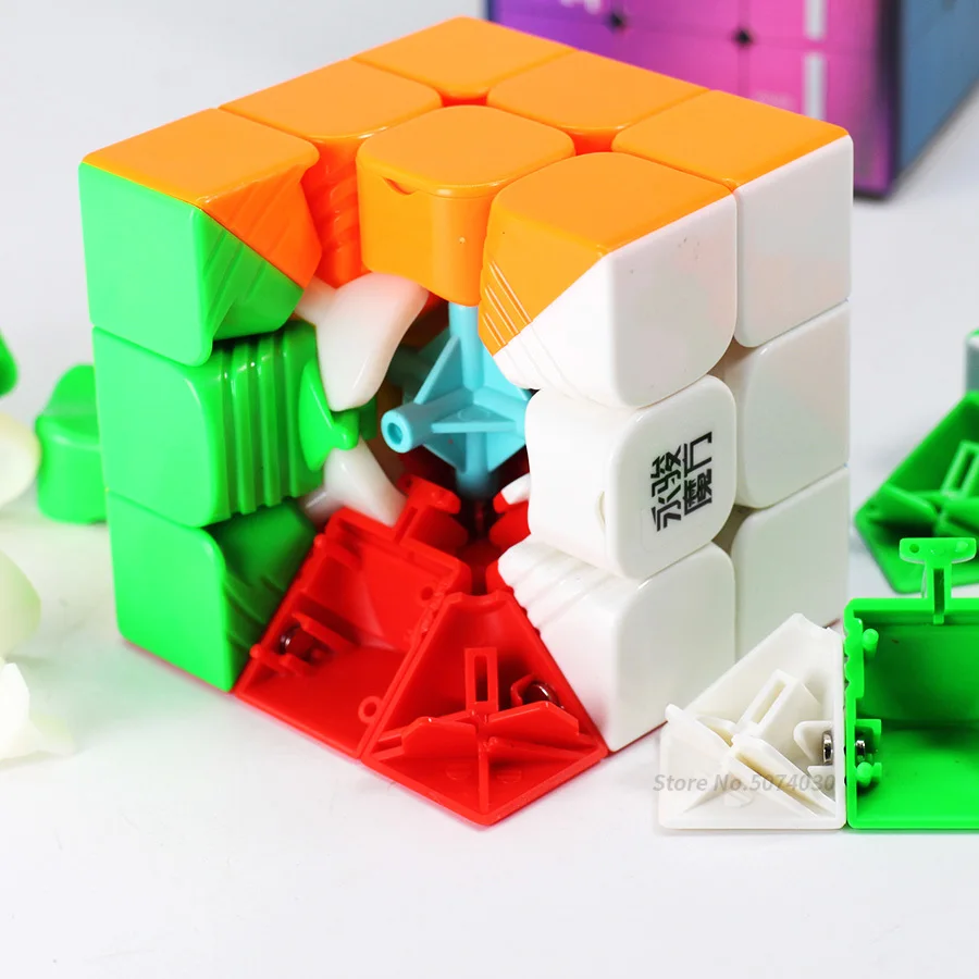 3x3x3 Магнитный магический скоростной куб 3x3 Yongjun магниты головоломка скоростные кубики развивающие игрушки Yj Yulong 2 М V2 м куб