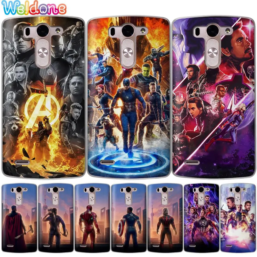 

Marvel Avengers: Endgame Iron Man Phone Case For LG Q6 Q7 G6 G7 V30 XPower 2 3 K10 K8 2018 2017 K9 K11 G4 case Etui Cover