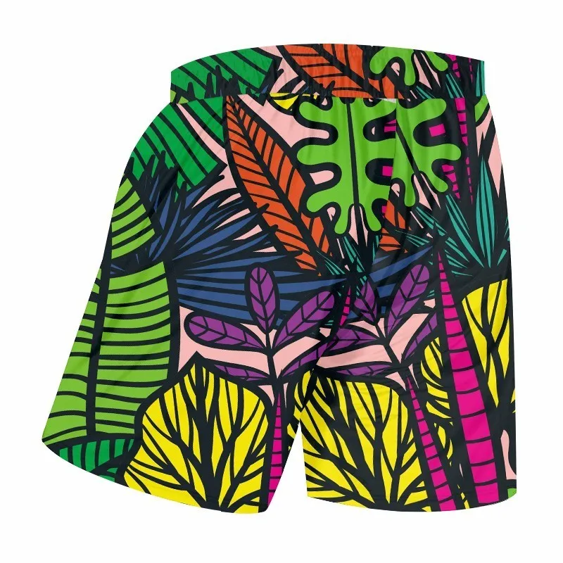 OGKB мужские повседневные шорты летние с принтом Funk banana leaf 3d пляжные шорты мужские хип-хоп спортивная одежда быстросохнущие брюки из
