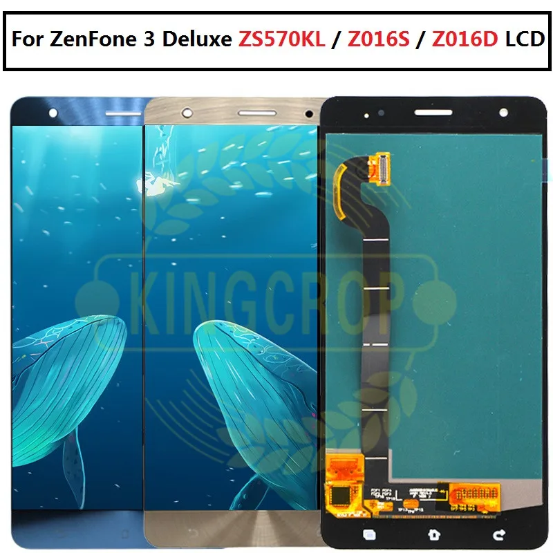 

For asus ZS570KL LCD Screen for Zenfone 3 Deluxe Z016S Z016D ZS570KL LCD Display and Touch Screen Digitizer Assembly