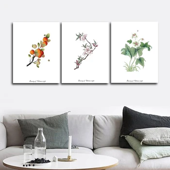 

Simplicity Plants Nordc Wall Picture Poster Print Canvas Painting Calligraphy Decor for Living Room Bedroom Home Decor Frameless