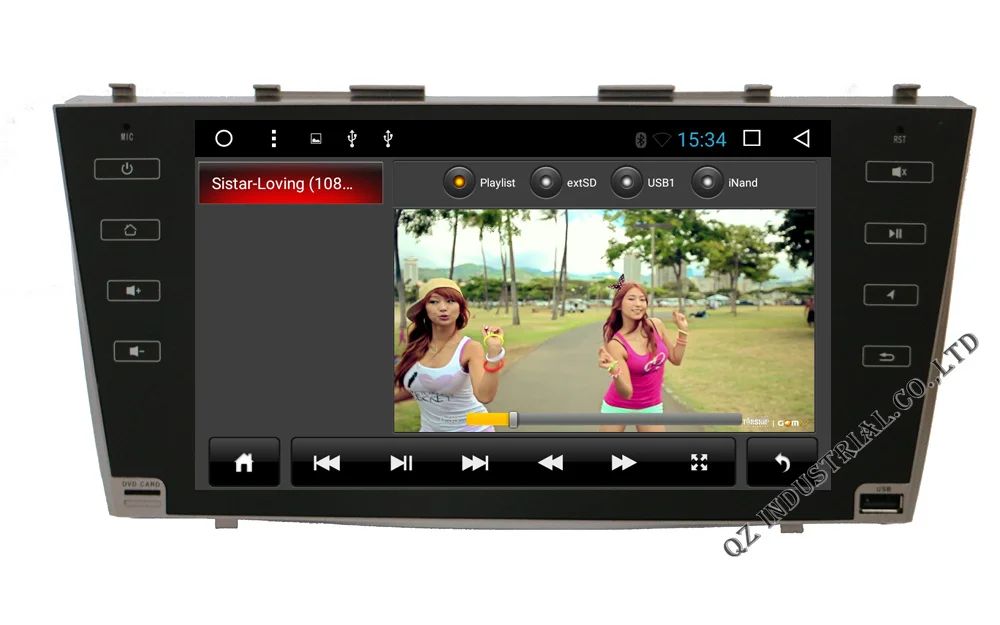 Perfect QZ industrial HD 9inch Android 8.1 T3/T8 Car DVD Player for Toyota Camry 40 2006-2011 with WIFI 3G 4G Radio RDS Navigation Map 11