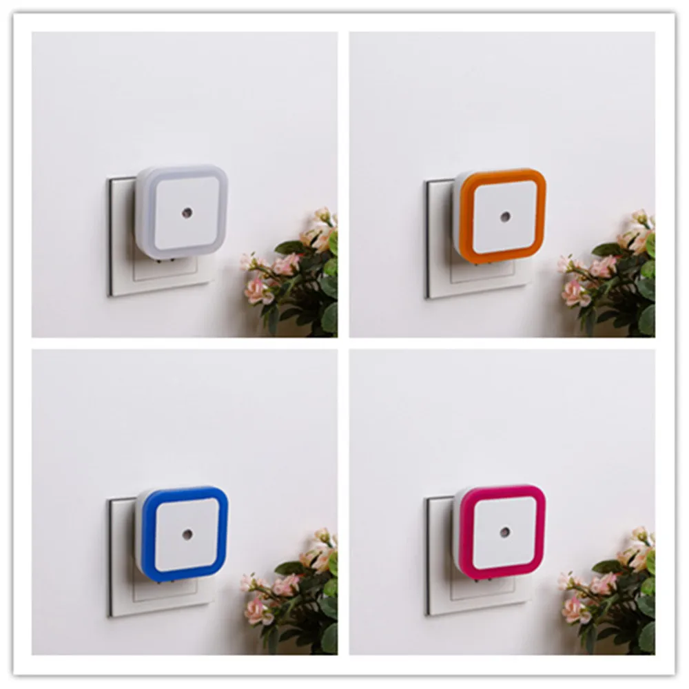 SuperNight Square AC LED Night Light Intelligent light control Sensor Home Decor Wall Lamp Corridor Stairs Bedroom Bedside Lamp (10)