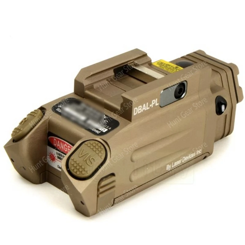 DBAL-PL Tactical IR Laser Light Combo Strobe Light LED Gun Tac Flashlight With Red Laser NV Illuminator