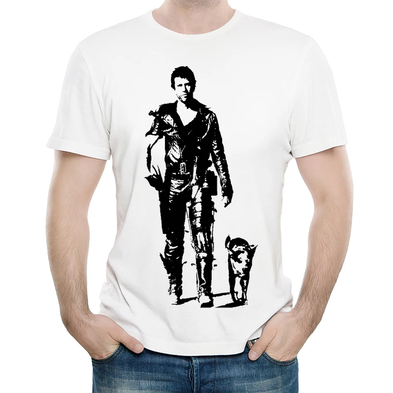 

Mad Max T-Shirt Casual Mens Fashion Short Sleeve Movie Mad Max T-shirt Tops Tees tshirt White Color T Shirt For Unisex