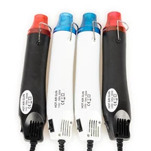 Электрический пистолет горячего воздуха ручной тепловой пистолет электрический пластиковый вентилятор термоусадочный Электроинструмент с опорное место для термоусадочной усадки