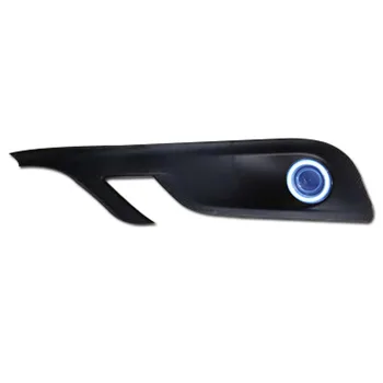 

eOsuns COB angel eye led daytime running light DRL + Fog Light + Projector Lens + fog lamp cover for peugeot 508