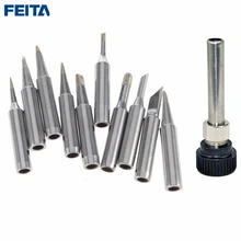 FEITA 11 шт./упак. 900M-T-I B K 2C 4C 0.8D 1.2D 1.6D 2.4D 3.2D паяльная станция Советы+ паяльник крепежный комплект для DIY ремонта