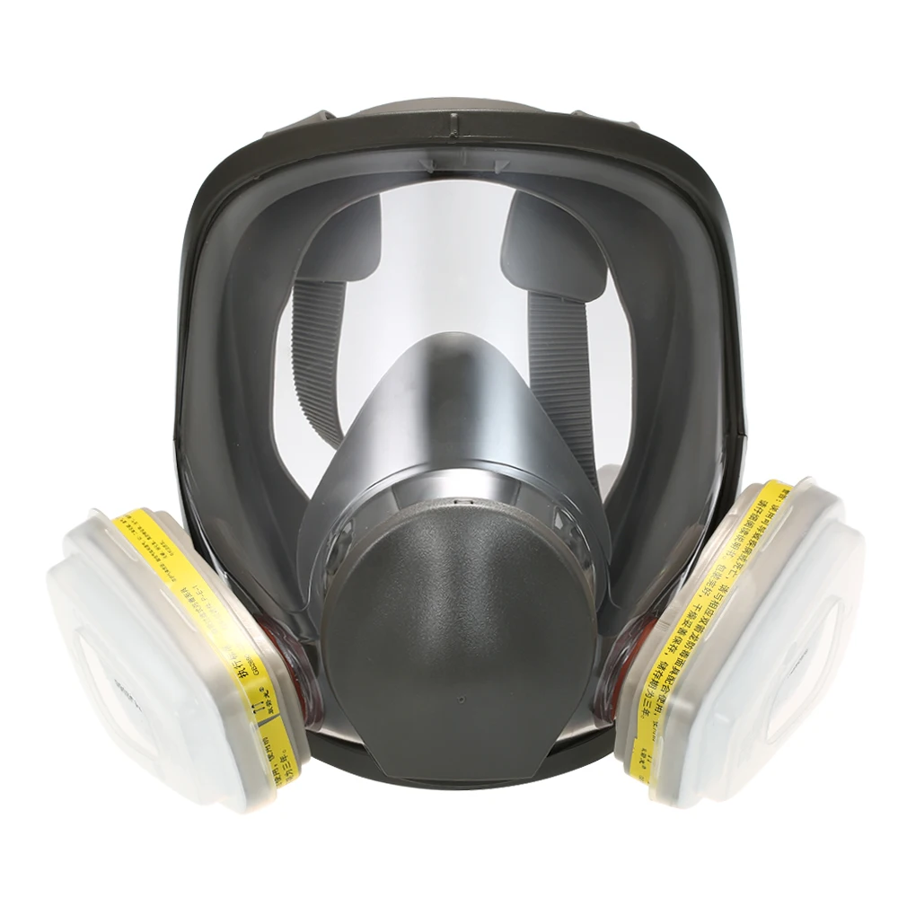 

6800 Full Facepiece Respirator Full Face Mask Acid Vapor Filter Cartridge Filter Cotton Cover Personal Protective Equippment