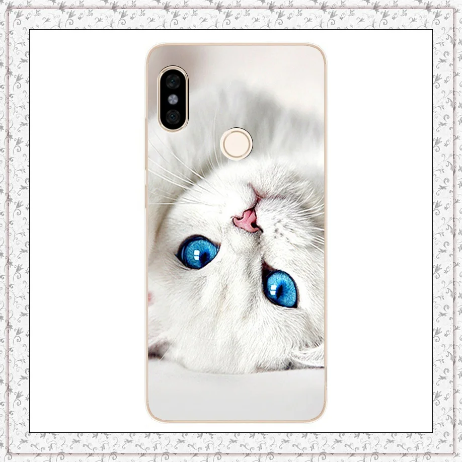 Силиконовый чехол для Xiaomi Redmi Note 5, чехол 5,99 дюйма, классный чехол с изображением животных для Xiomi Redmi Note 5 pro, чехол для телефона Note5, чехол s - Цвет: white cat