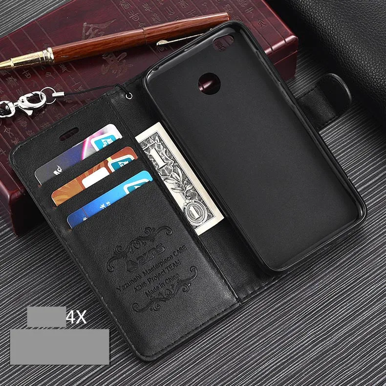 Чехол-бумажник AZNS премиум класса из искусственной кожи, флип-чехол для Xiaomi Redmi 4X с отделениями для карт и отделением для денег, чехол для Xiaomi Redmi 4X