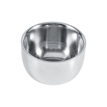 

Stainless Steel Shaving Bowl Cup Durable Men's Hairdressing Shaving Cream Soap Mug Bowl Cup Tool Beard Shaving Bowl Hot