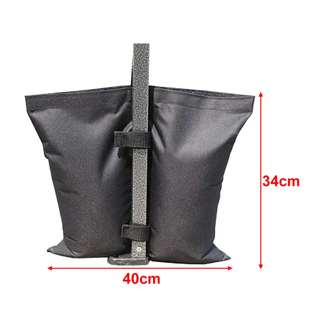 Água de Fixação Acampamento ao ar Pçs à Prova Dwaterproof Oxford Toldo Tenda Suporte Livre Guarda-chuva Pés Instantâneos Sun Abrigo Ponderada Bolsa Areia Titular 4 1 High Quality Esporte e Lazer