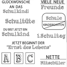Немецкий прозрачный штамп для скрапбукинга/изготовления карт C397