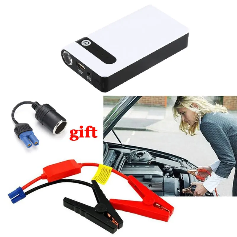 

Mini Portable 12V emergency Car Jump Starter 400A Peak Jump Booster Car Battery Jump Starter Portable Power Bank Starting Device