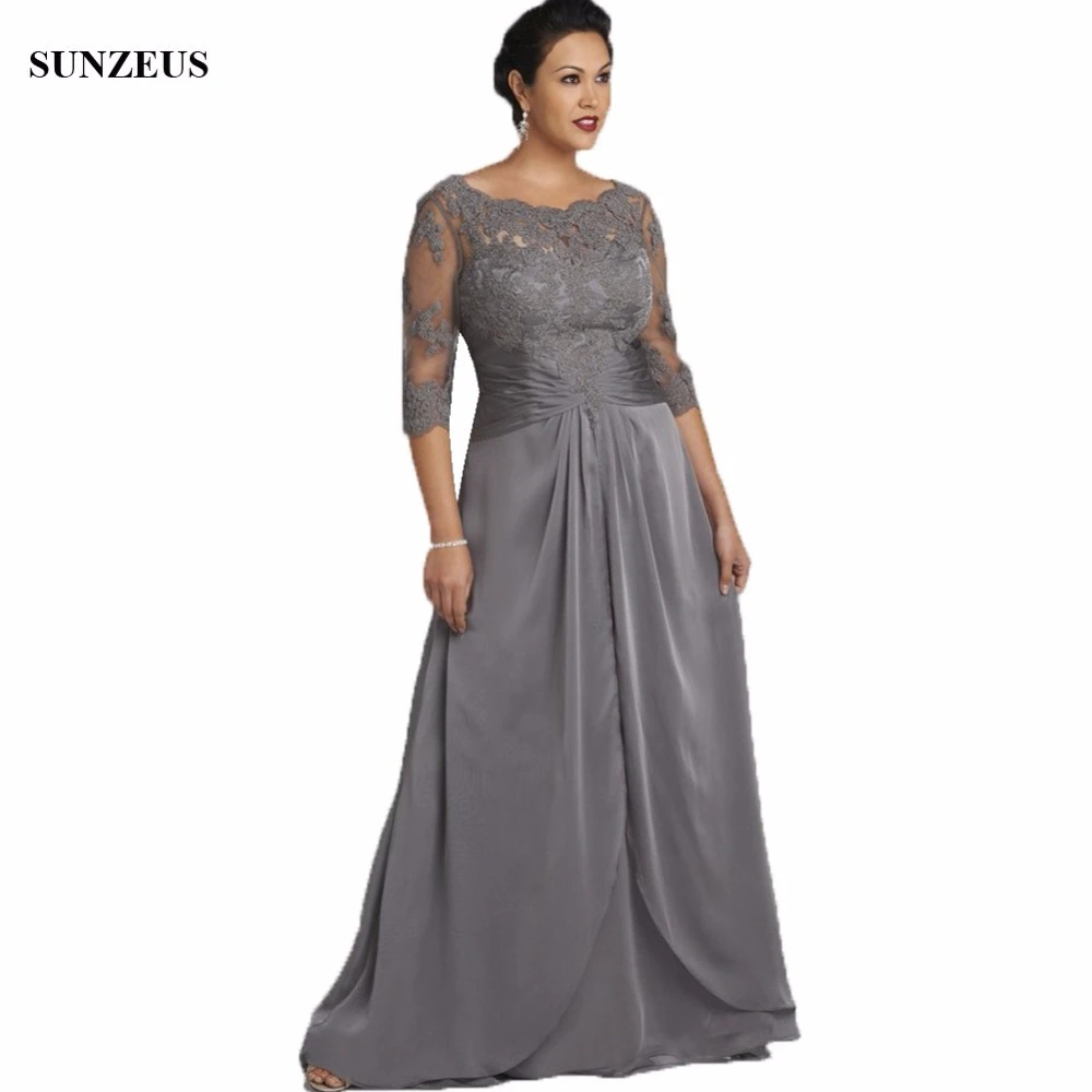 grey mother of the bride gowns