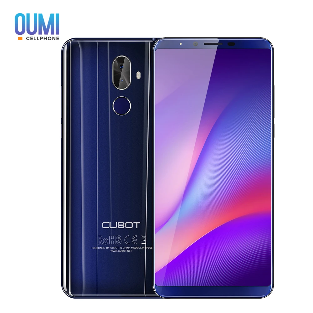 CUBOT X18 плюс смартфон 4G 5 99 &quotAndroid 8 0 mtk6750t восемь ядер B + 6 4000 мАч 20MP 2MP двойной сзади