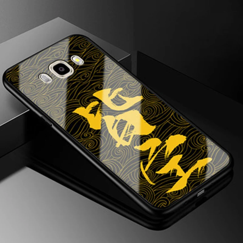 Закаленное Стекло чехол для samsung Galaxy J7 Чехол Мягкий силиконовый чехол жесткий чехол для samsung GalaxyJ7 SM-J7109 случаях shell