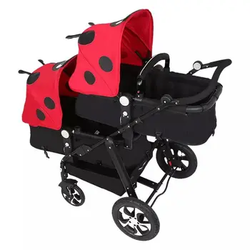 

KDS twins baby stroller double baby child stroller baby car folding brand baby stroller 3 kinds frames for choice