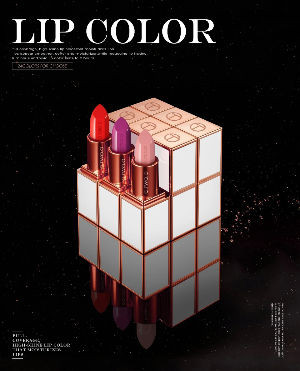 O.TWO.O® 24 Ultra Rich Colors Lipstick