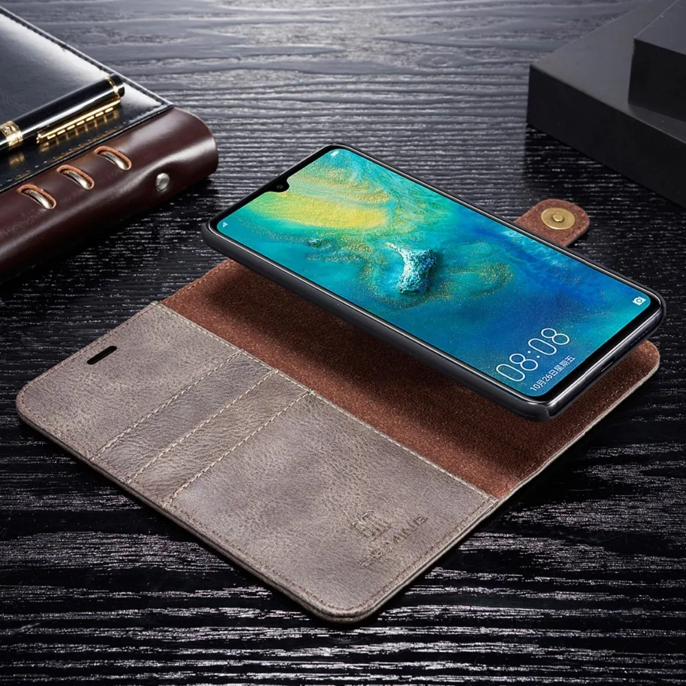 Для huawei mate 20 кожаный чехол для телефона съемный 2 в 1 флип-бумажник чехол для huawei mate 20 Coque Capa