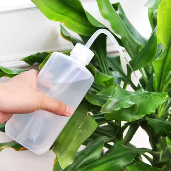 

250/500ml Watering Cans Beak Pouring Plant Bend Mouth Squirt Squeeze Bottle Set