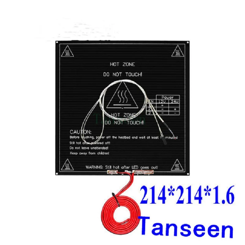 3D-Printer-Parts-MK2B-Heated-LED-Resistor-Cabel-100K-ohm-Thermistors-PCB-Heated-Bed-Wi__
