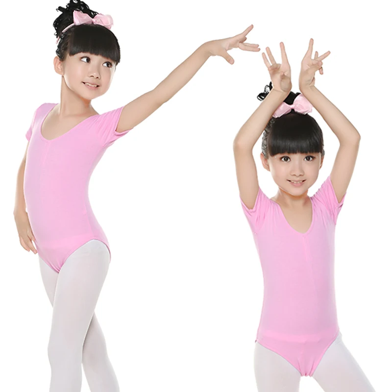 Kids Infantil Cheap Short Sleeve Dance Leotard Kids Baby Girls Ballet
