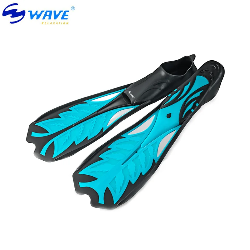 Nadadeira/Обувь для плавания; удобные гибкие ласты для подводного плавания для взрослых; длинные ласты для сноркелинга; 3 размера S-l