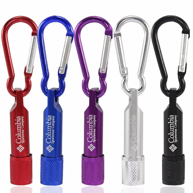 

Mini Pocket LED Flashlights Aluminium Alloy Portable 7 Colors Keyring Handy LED Light Camping Flashlight for hiking/camping @