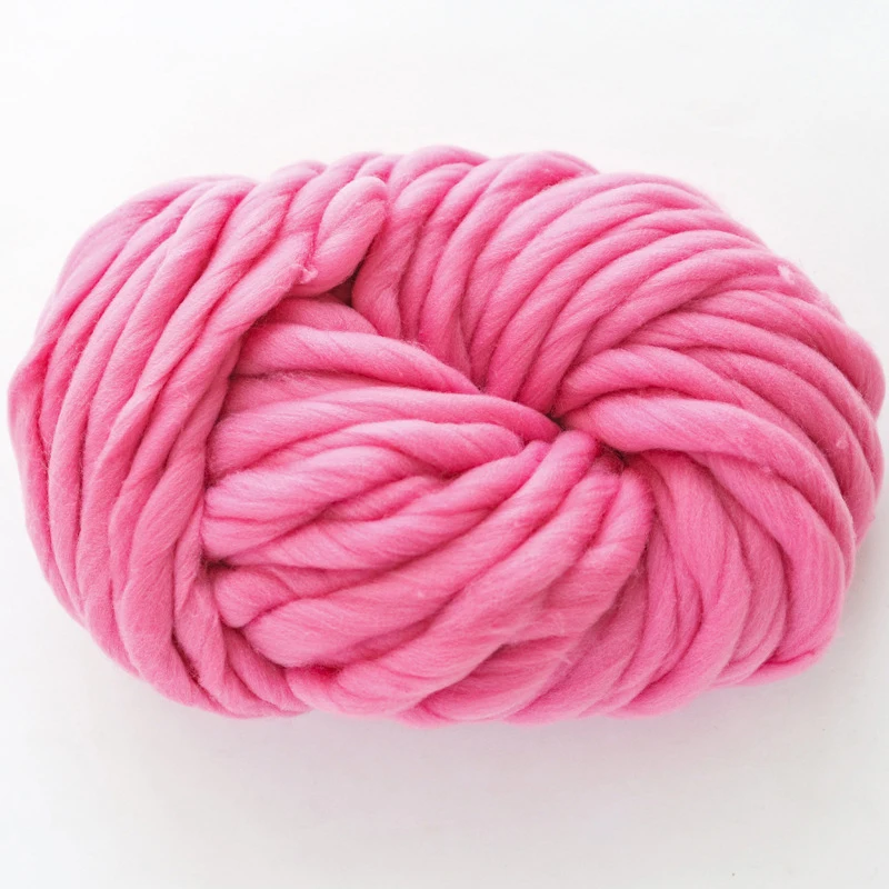 

About 250g Thick Wool Yarn Alternative Chunky Yarn DIY Bulky Arm Knitting Yarn Blanket Hand Knitting Spin Yarn for Knitting