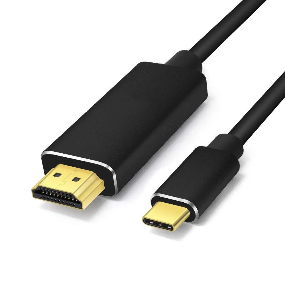 

Type-C Male To HDMI Male HD Cable 4K 60Hz Ultra Clear TV Converter Cable Gold Plated Plug For Display Projector