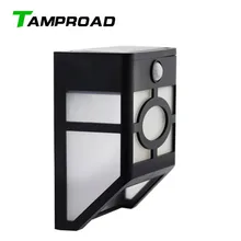 TAMPROAD Солнечный беспроводной датчик движения Белый свет Лестница Путь пейзаж сад пол стены патио лампа современное устройство