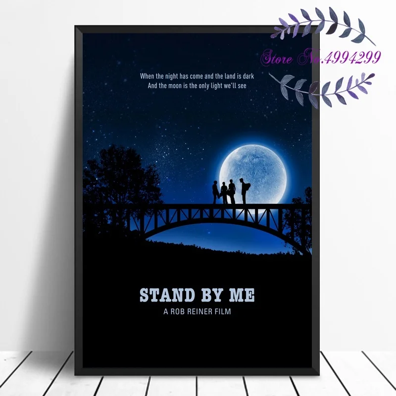 

Stand by Me Minimalist Movie Poster Canvas Print Pictures Home Decor No Frame