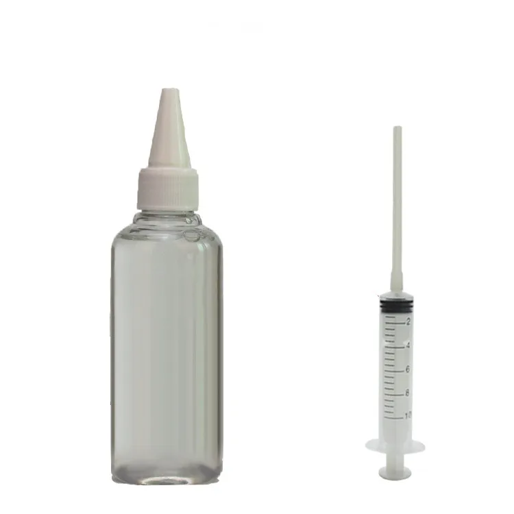 

100ML printer head cleaning solution cleaning liquid +syringe with needle for Epson for Brother for Canon for HP all printers