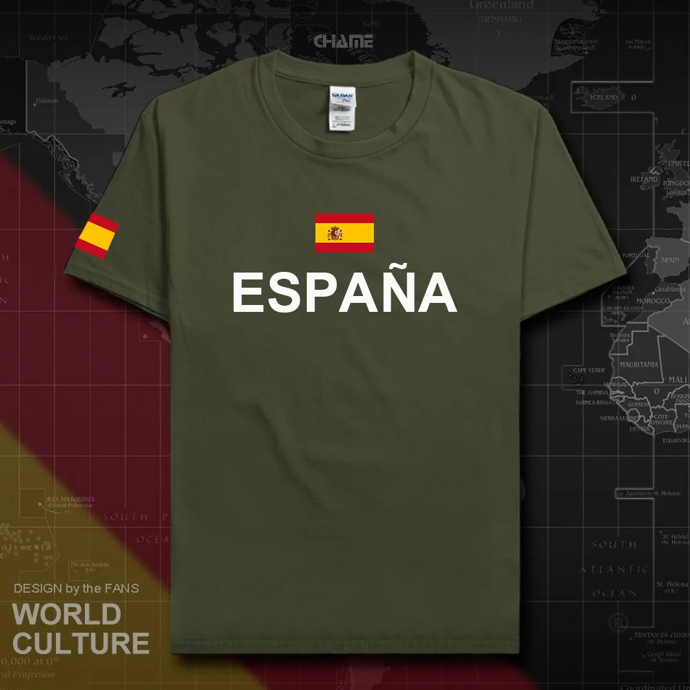 Футболка мужская с надписью Kingdom of Spain 2017 хлопок|Футболки| |