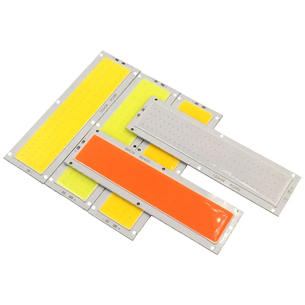 COOLEEON 120x36mm Żarówka LED COB DC 12V 10W Dioda
