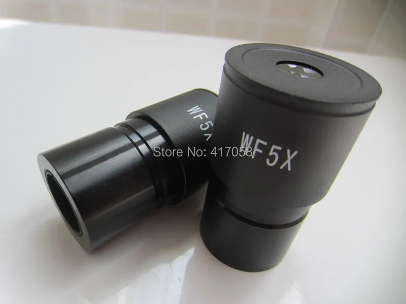 WF5X поле зрения 20 мм широкоугольный окуляр микроскопа оптические линзы с монтажным размером 30,5 мм