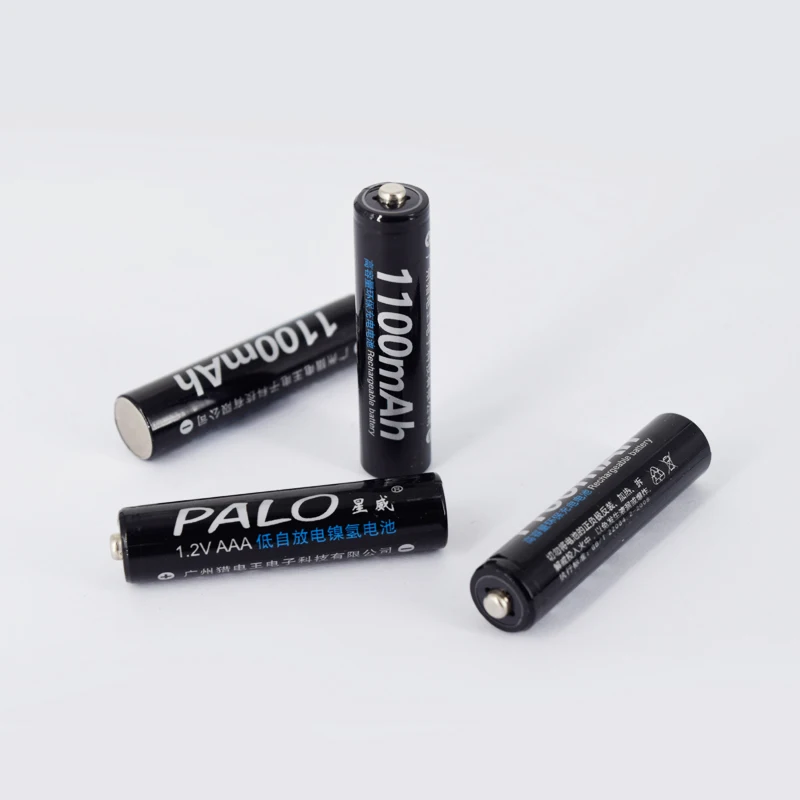 Аккумуляторная батарея PALO 20 шт. 1 2 В 1100 мА · ч NIMH AAA 3 А аккумуляторная для игрушек