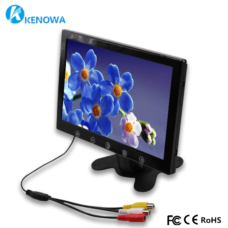 

10.1" inch 1024x600 industrial Car Reverse Backup Rearview TFT LCD monitor 2 AV Input Screen Mini Computer PC Monitors Display