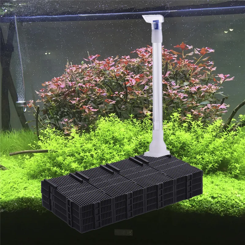 

Assemble Aquarium Filter Plates Fish Tank Bottom Filter Plate Aquarium Arbitrarily Assembled Expandable Water Pipe